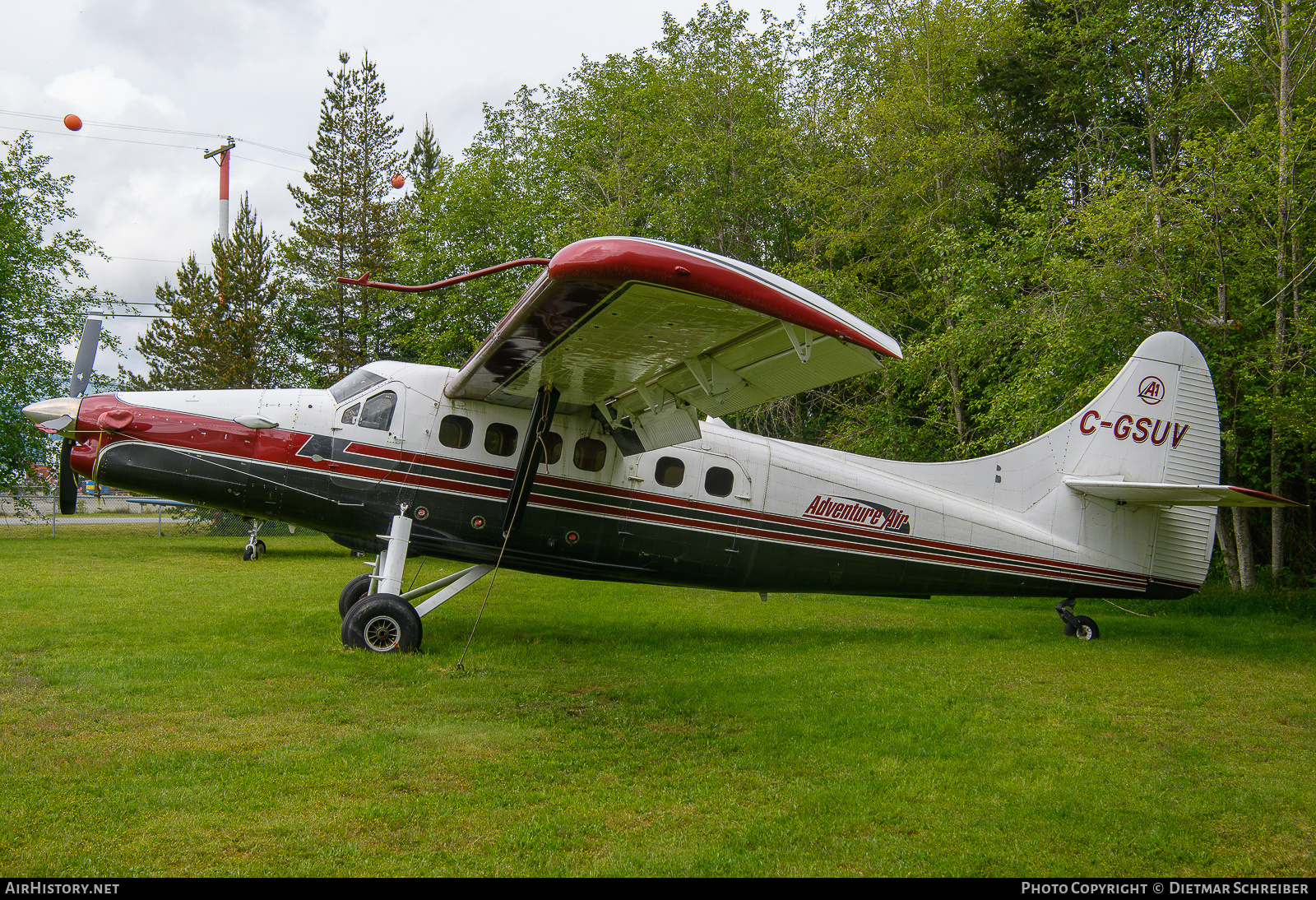 Aircraft Photo of C-GSUV | De Havilland Canada DHC-3T/M601 Turbo Otter | Adventure Air | AirHistory.net #824145