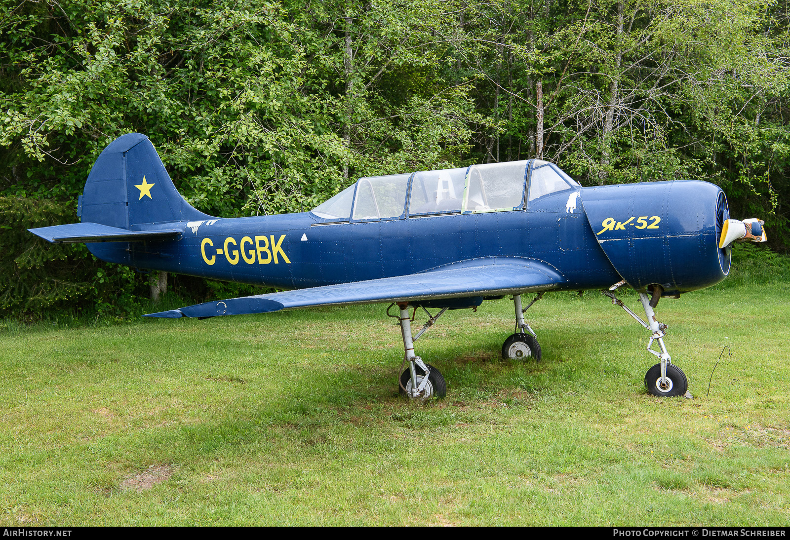 Aircraft Photo of C-GGBK | Yakovlev Yak-52 | AirHistory.net #824150