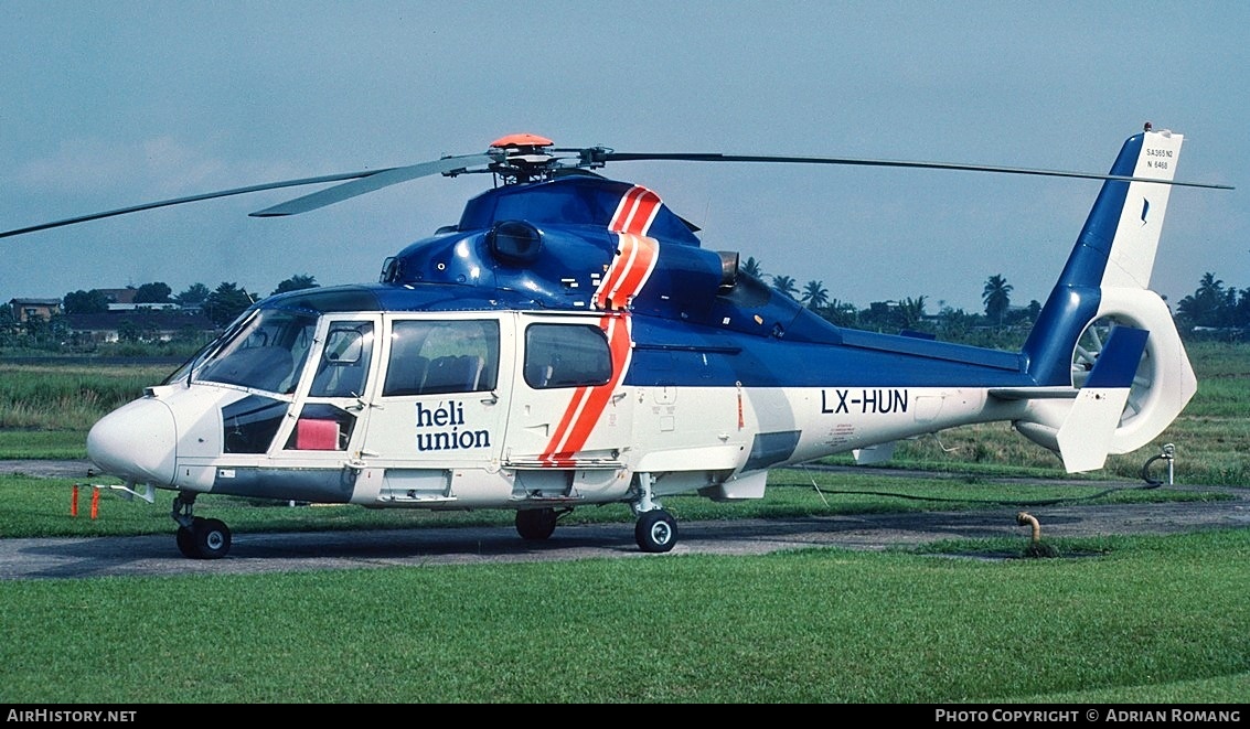 Aircraft Photo of LX-HUN | Eurocopter AS-365N-2 Dauphin 2 | Héli-Union | AirHistory.net #824154