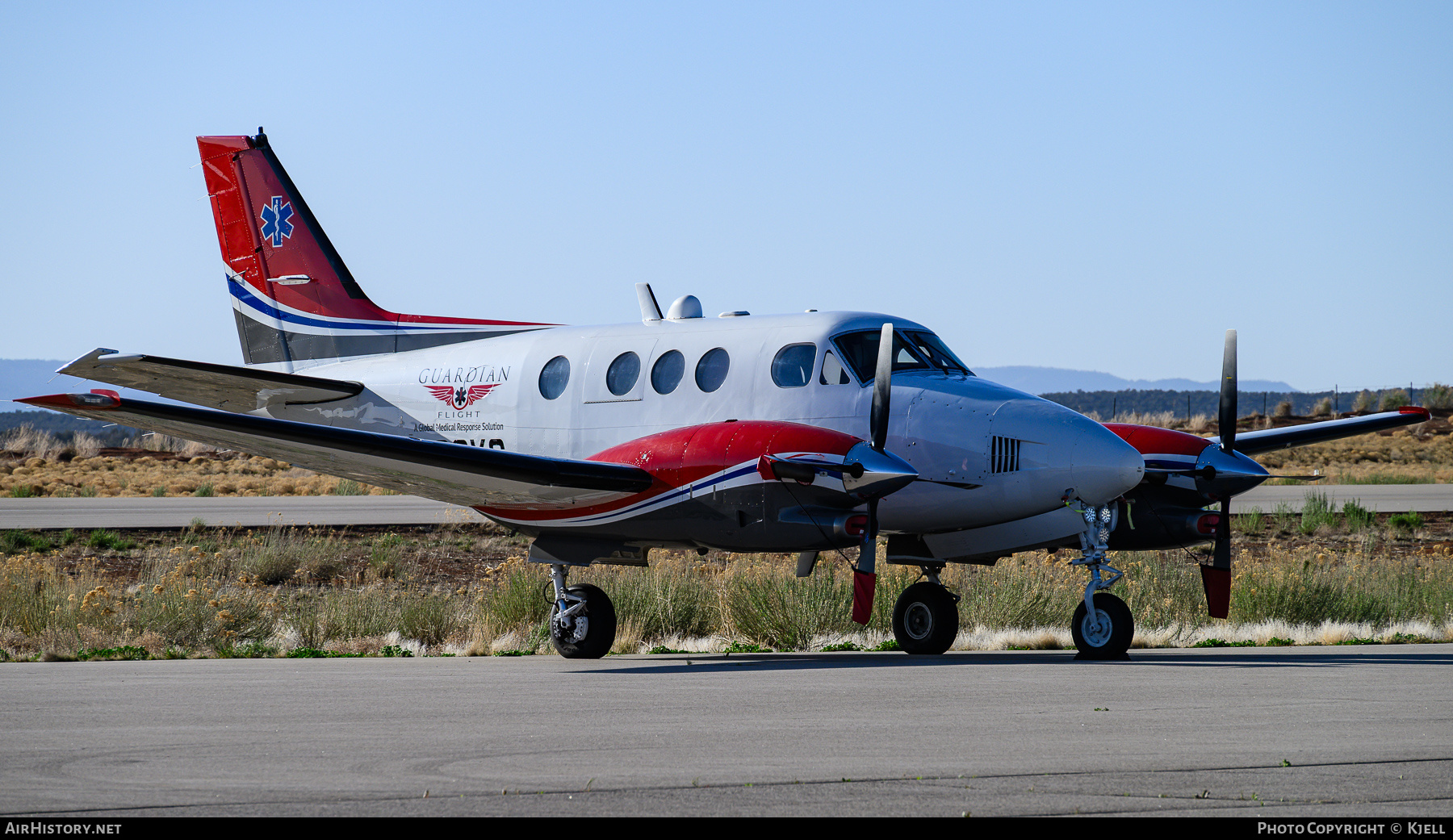 Aircraft Photo of N98KS | Beech C90A King Air | Guardian Flight | AirHistory.net #824181