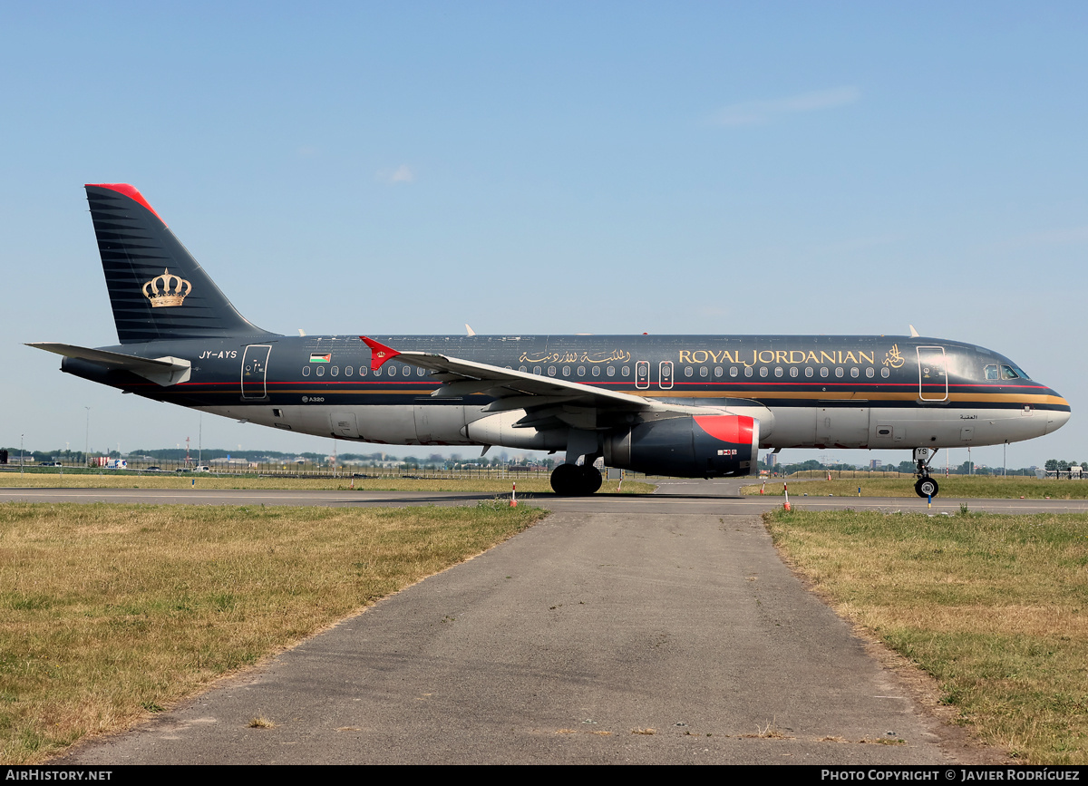 Aircraft Photo of JY-AYS | Airbus A320-232 | Royal Jordanian Airlines | AirHistory.net #824192