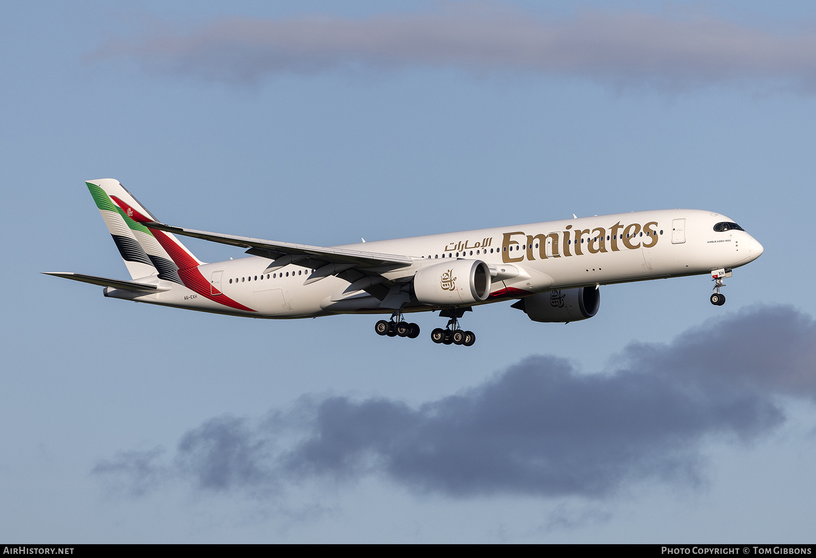 Aircraft Photo of A6-EXH | Airbus A350-941 | Emirates | AirHistory.net #824196