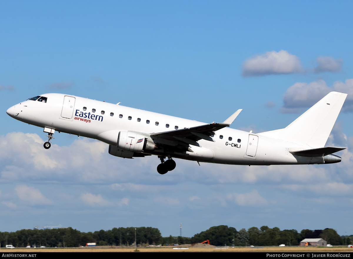 Aircraft Photo of G-CMLI | Embraer 170STD (ERJ-170-100STD) | Eastern Airways | AirHistory.net #824207