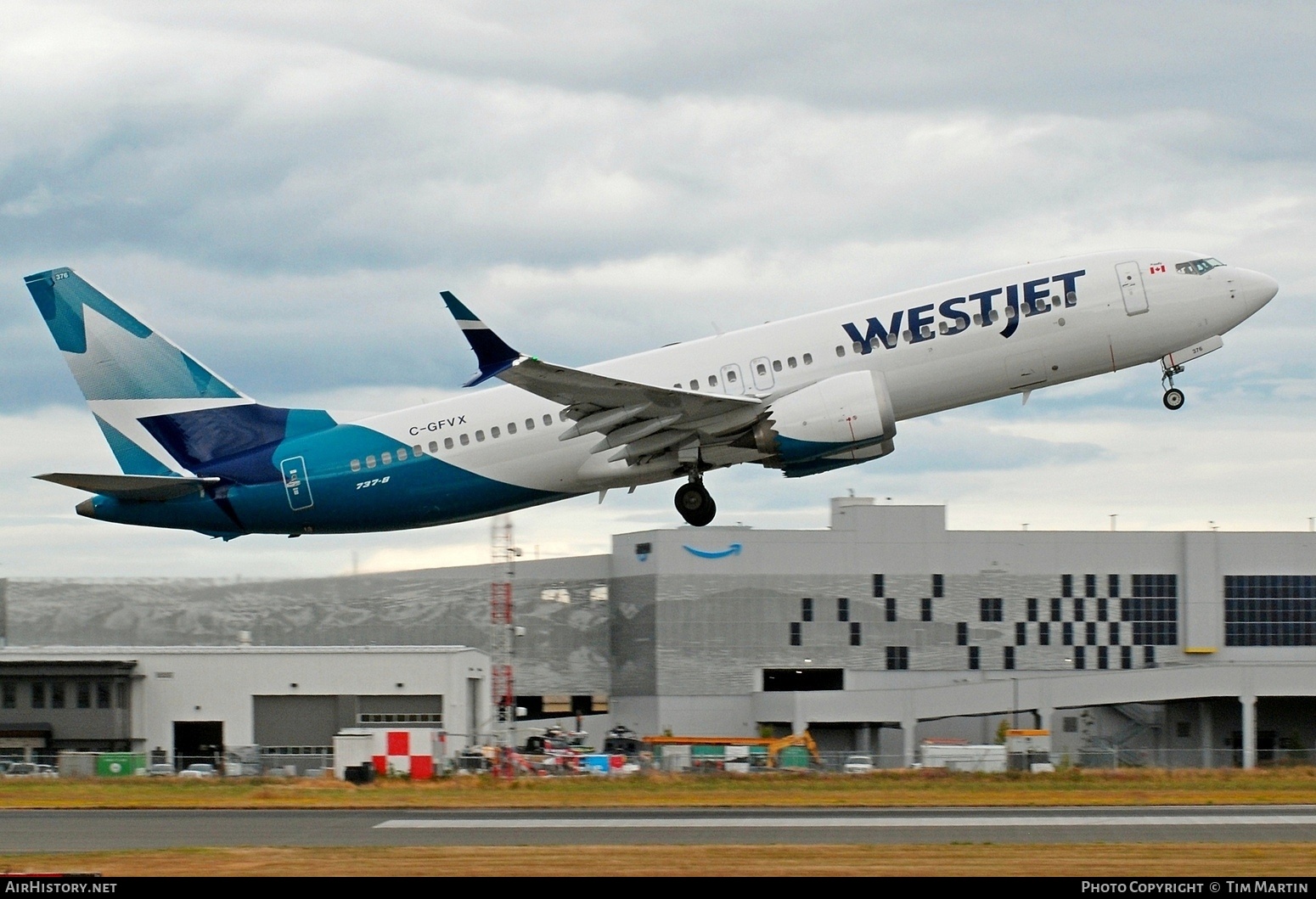 Aircraft Photo of C-GFVX | Boeing 737-8 Max 8 | WestJet | AirHistory.net #824214