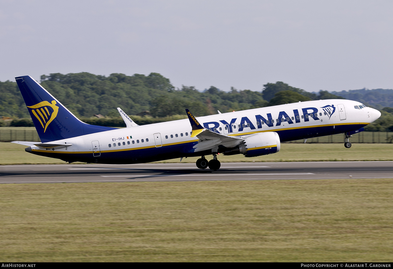 Aircraft Photo of EI-IHJ | Boeing 737-8200 Max 200 | Ryanair | AirHistory.net #824221