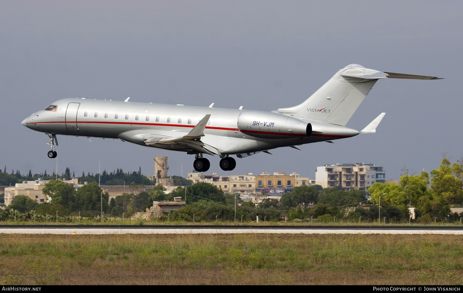Aircraft Photo of 9H-VJM | Bombardier Global 6000 (BD-700-1A10) | VistaJet | AirHistory.net #824238