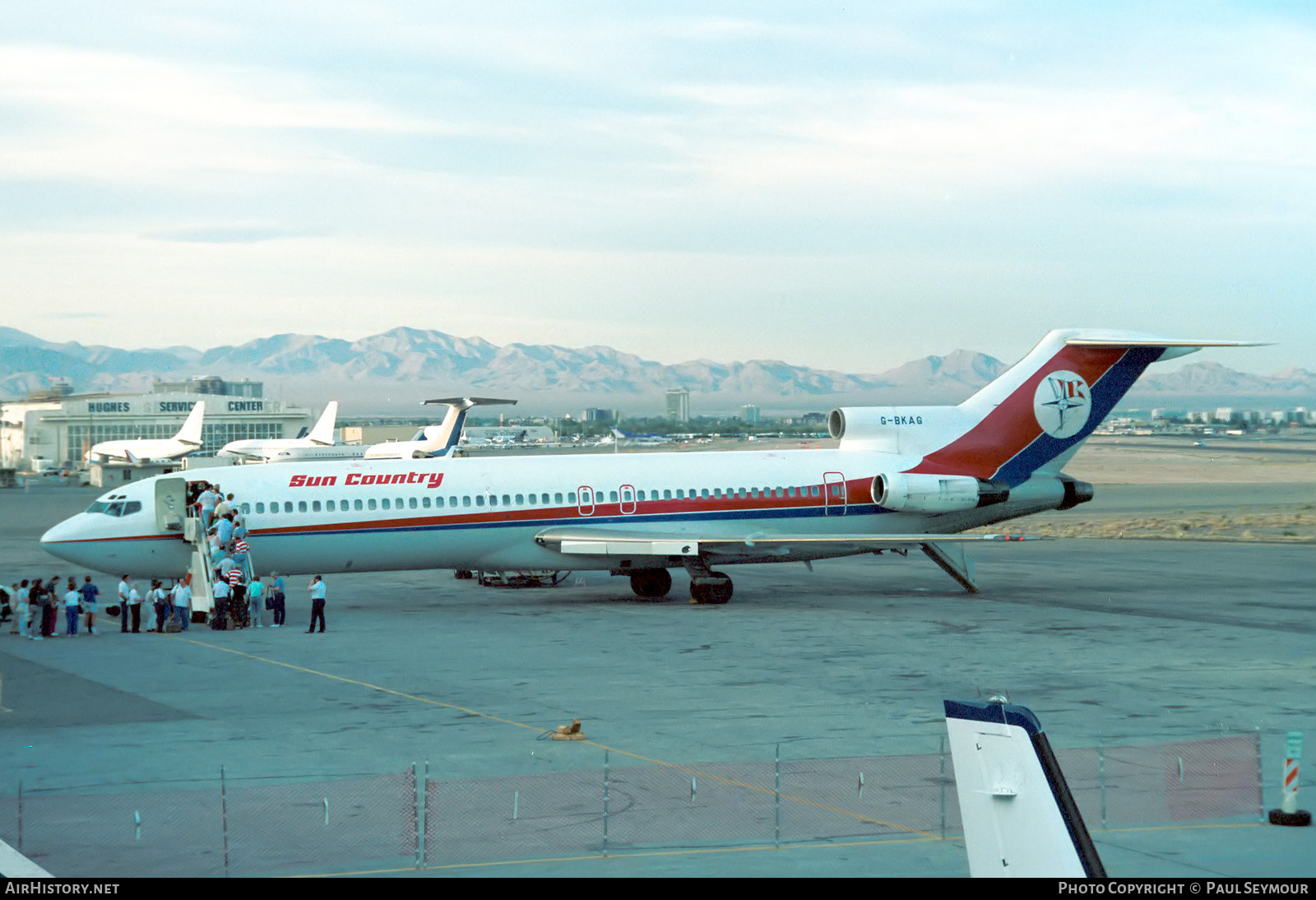 Aircraft Photo of G-BKAG | Boeing 727-217/Adv | Sun Country Airlines | AirHistory.net #824257