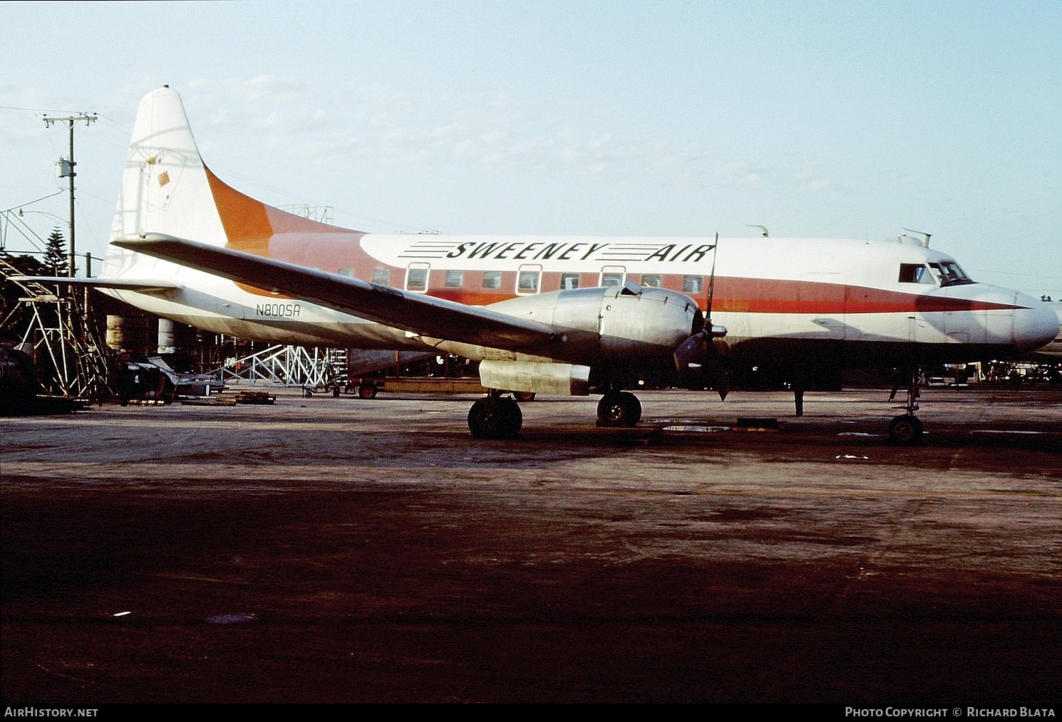 Aircraft Photo of N800SA | Convair 440-75 Metropolitan | Sweeney Air | AirHistory.net #824275