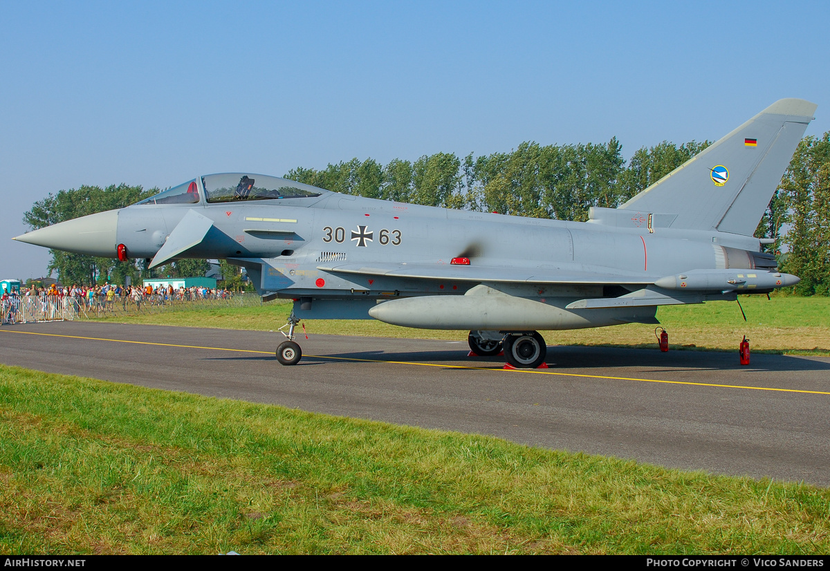Aircraft Photo of 3063 | Eurofighter EF-2000 Typhoon S | Germany - Air Force | AirHistory.net #824276