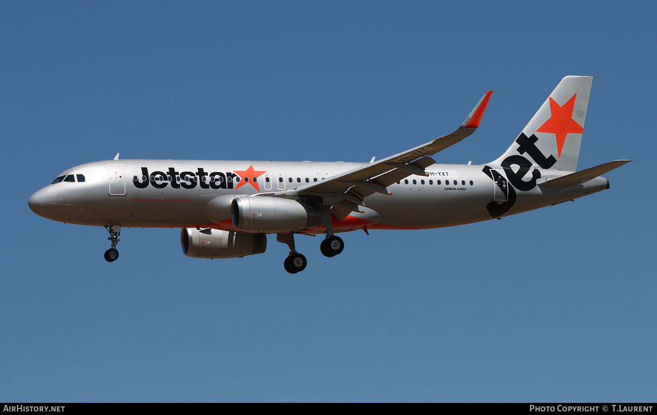 Aircraft Photo of VH-YXT | Airbus A320-232 | Jetstar Airways | AirHistory.net #824285