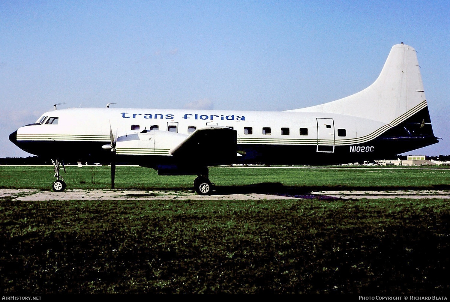 Aircraft Photo of N1020C | Convair 240-4 | Trans Florida Airlines - TFA | AirHistory.net #824289