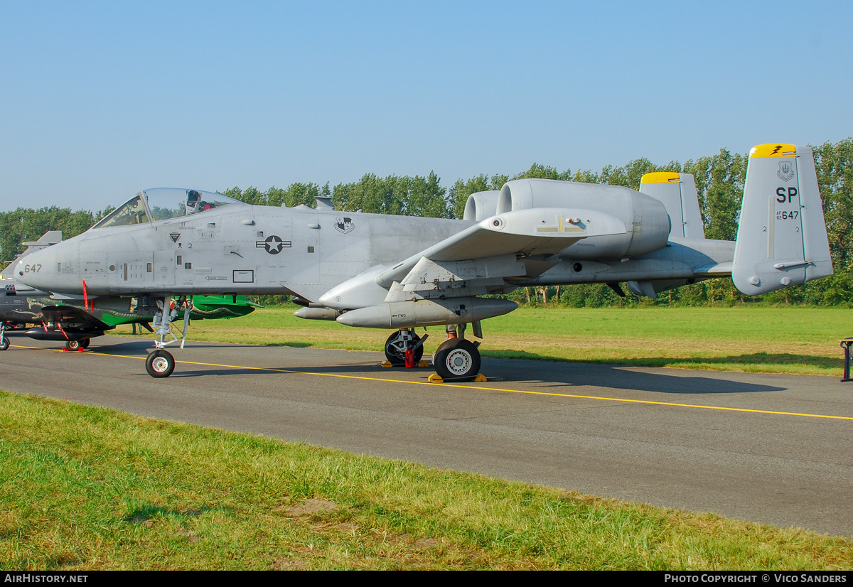 Aircraft Photo of 82-0647 / AF82-647 | Fairchild A-10C Thunderbolt II | USA - Air Force | AirHistory.net #824292