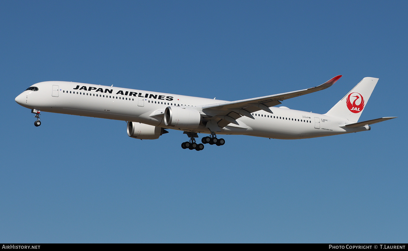 Aircraft Photo of F-WZHC | Airbus A350-1041 | Japan Airlines - JAL | AirHistory.net #824299