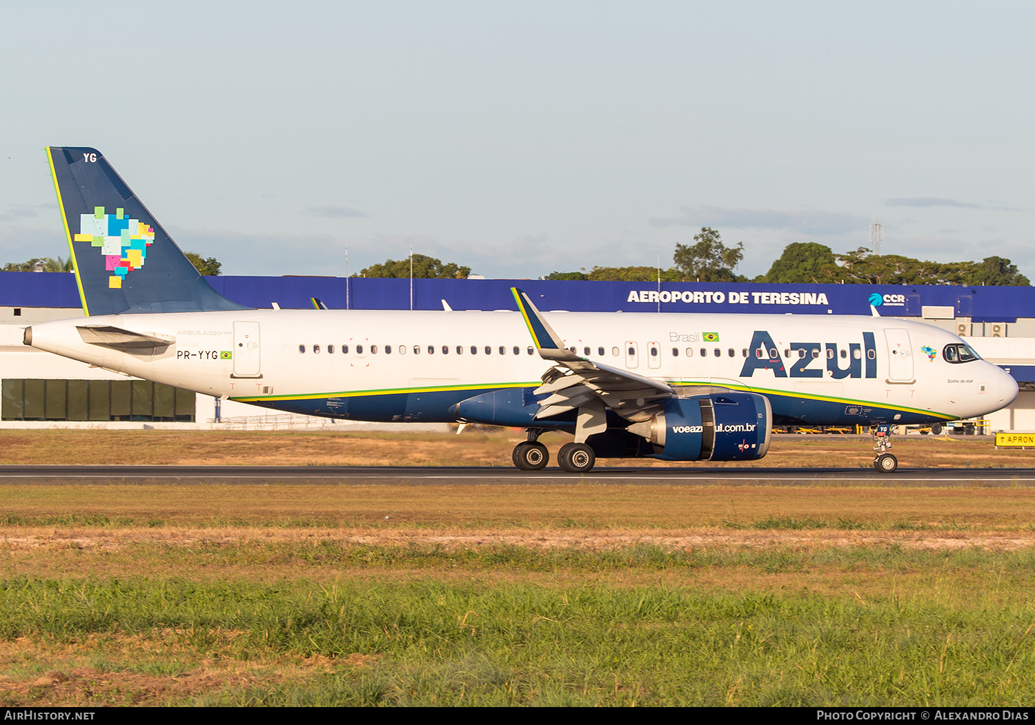 Aircraft Photo of PR-YYG | Airbus A320-251N | Azul Linhas Aéreas Brasileiras | AirHistory.net #824310