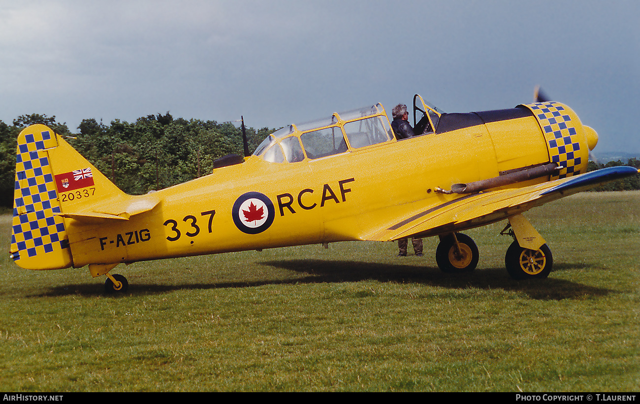 Aircraft Photo of F-AZIG | North American T-6J Harvard Mk IV | Canada - Air Force | AirHistory.net #824326