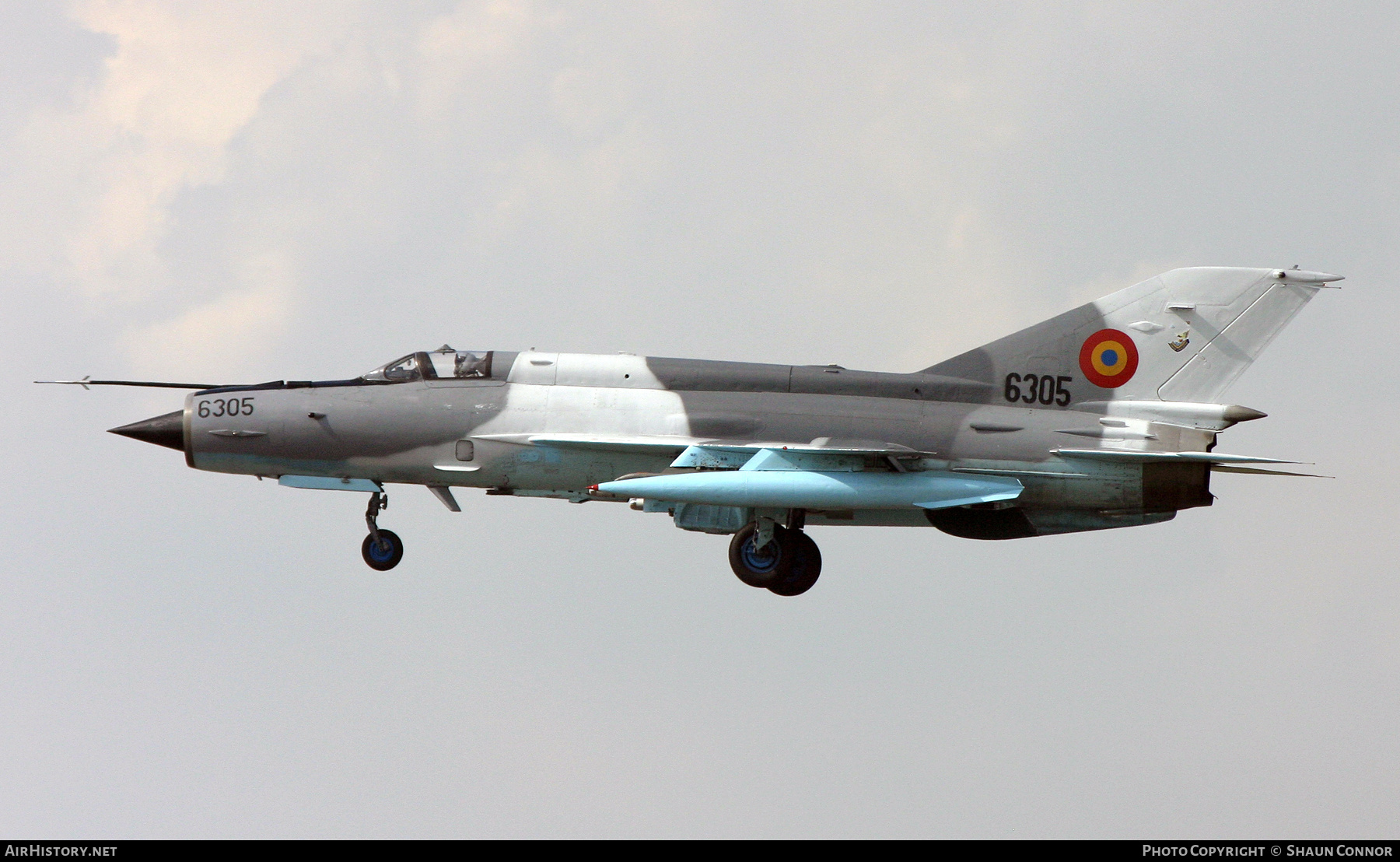 Aircraft Photo of 6305 | Mikoyan-Gurevich MiG-21MF Lancer C | Romania - Air Force | AirHistory.net #824329