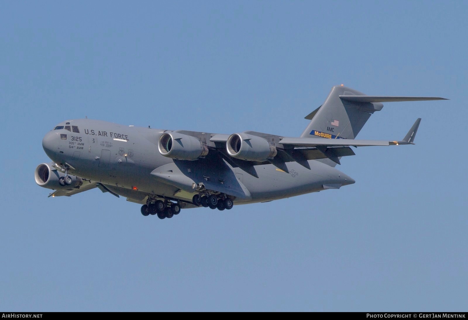 Aircraft Photo of 03-3125 / 33125 | Boeing C-17A Globemaster III | USA - Air Force | AirHistory.net #824346
