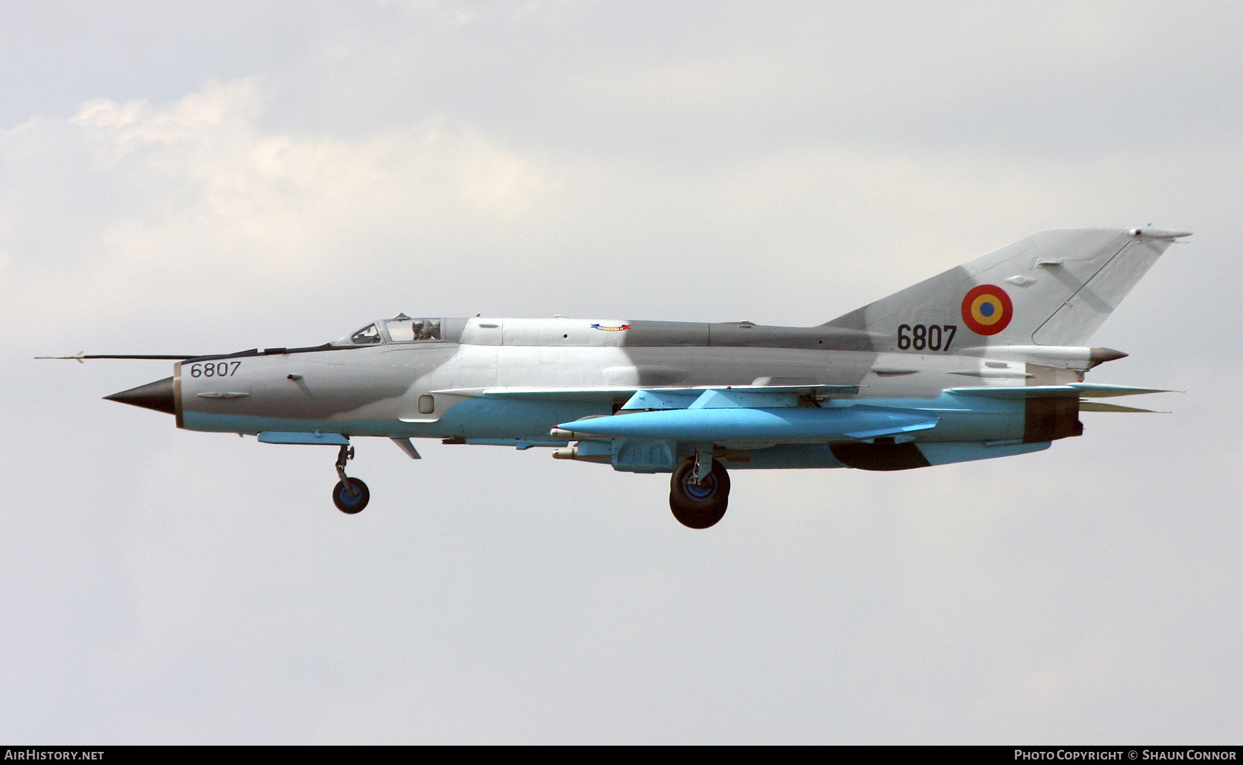 Aircraft Photo of 6807 | Mikoyan-Gurevich MiG-21MF Lancer C | Romania - Air Force | AirHistory.net #824355
