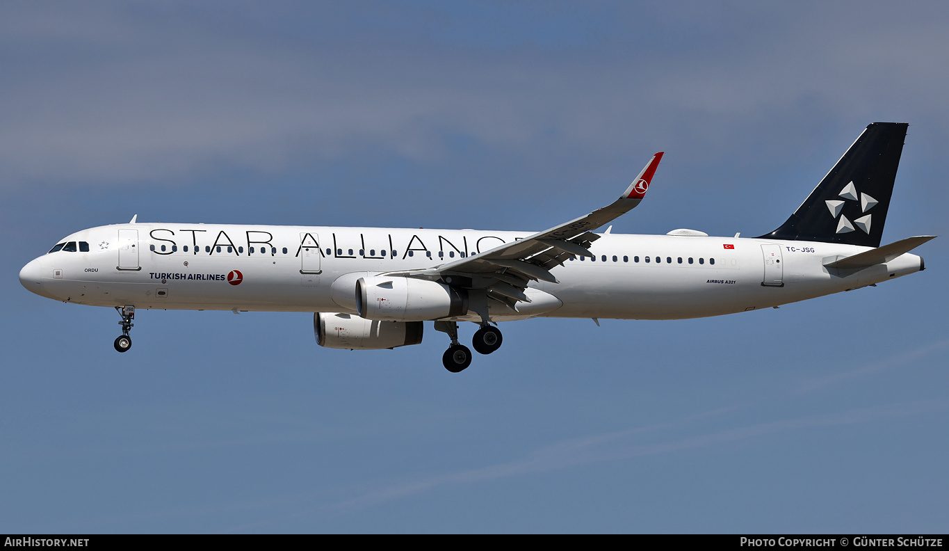 Aircraft Photo of TC-JSG | Airbus A321-231 | Turkish Airlines | AirHistory.net #824364