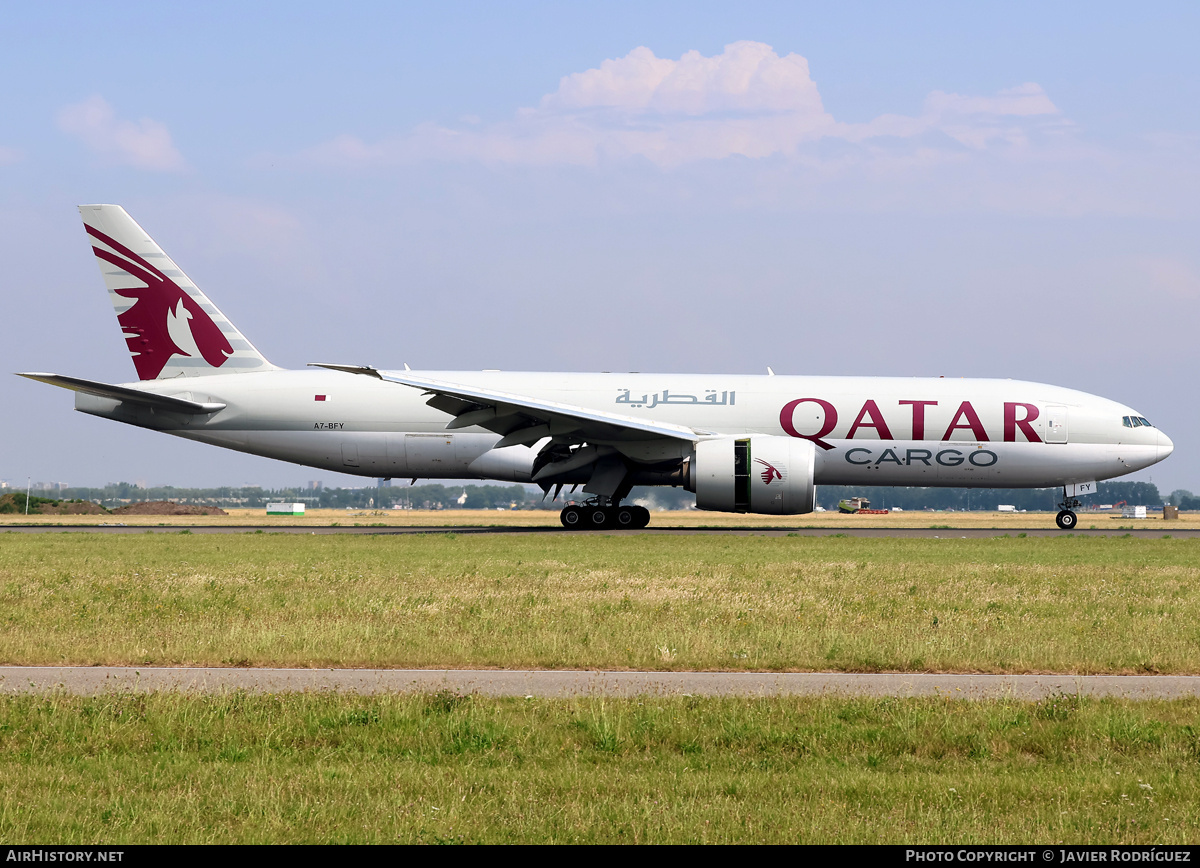 Aircraft Photo of A7-BFY | Boeing 777-F | Qatar Airways Cargo | AirHistory.net #824386