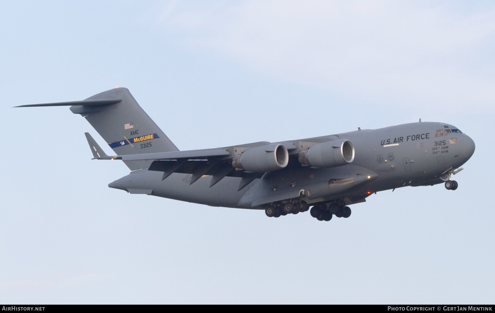 Aircraft Photo of 03-3125 / 33125 | Boeing C-17A Globemaster III | USA - Air Force | AirHistory.net #824396