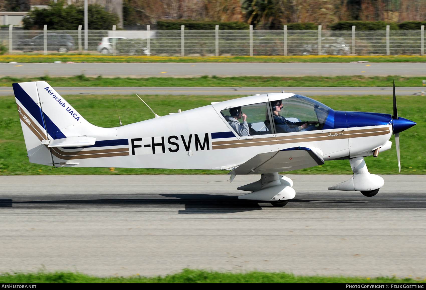 Aircraft Photo of F-HSVM | Robin DR-400-120 Dauphin 2+2 | Aéroclub UACA - Union Aéronautique de la Côte d'Azur | AirHistory.net #824418