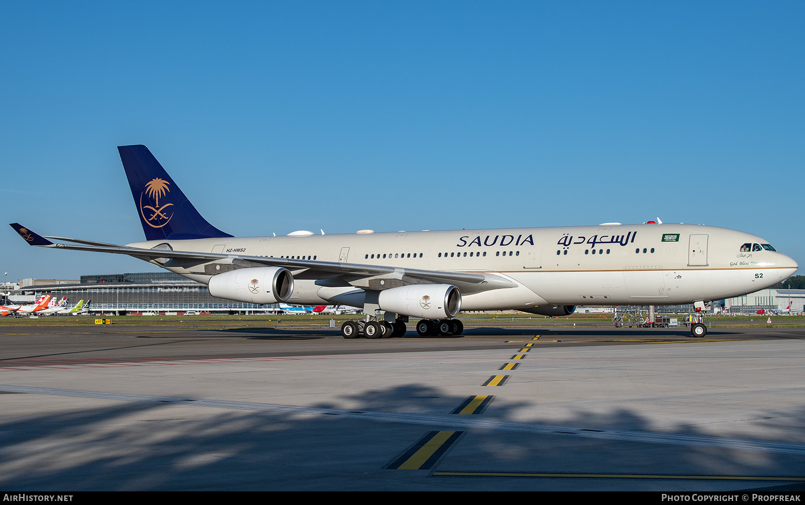 Aircraft Photo of HZ-HMS2 | Airbus A340-213 | Saudia - Saudi Arabian Royal Flight | AirHistory.net #824419