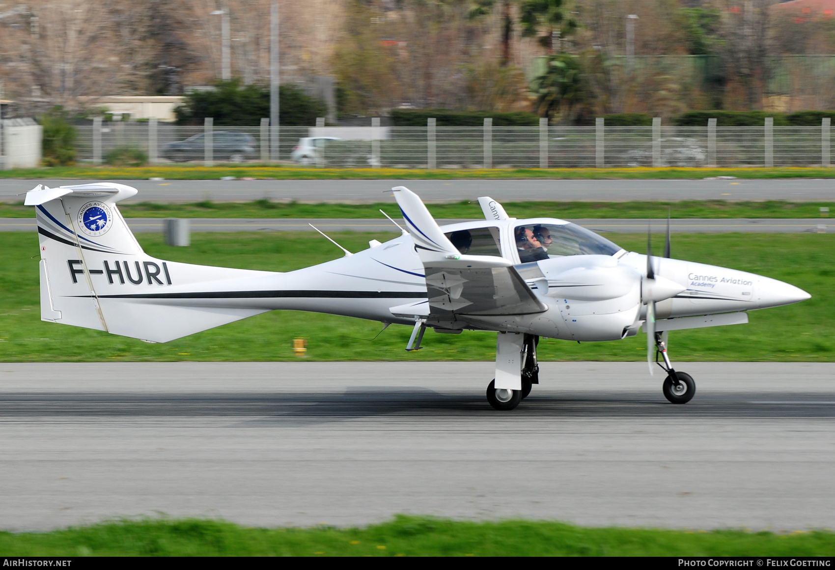Aircraft Photo of F-HURI | Diamond DA42 NG Twin Star | Cannes Aviation Academy | AirHistory.net #824420