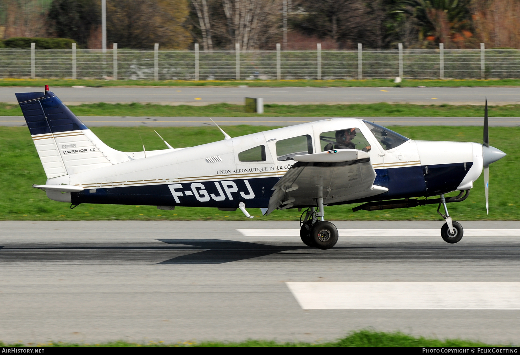 Aircraft Photo of F-GJPJ | Piper PA-28-161 Warrior II | Aéroclub UACA - Union Aéronautique de la Côte d'Azur | AirHistory.net #824423