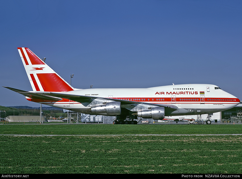 Aircraft Photo of 3B-NAG | Boeing 747SP-44 | Air Mauritius | AirHistory.net #824439