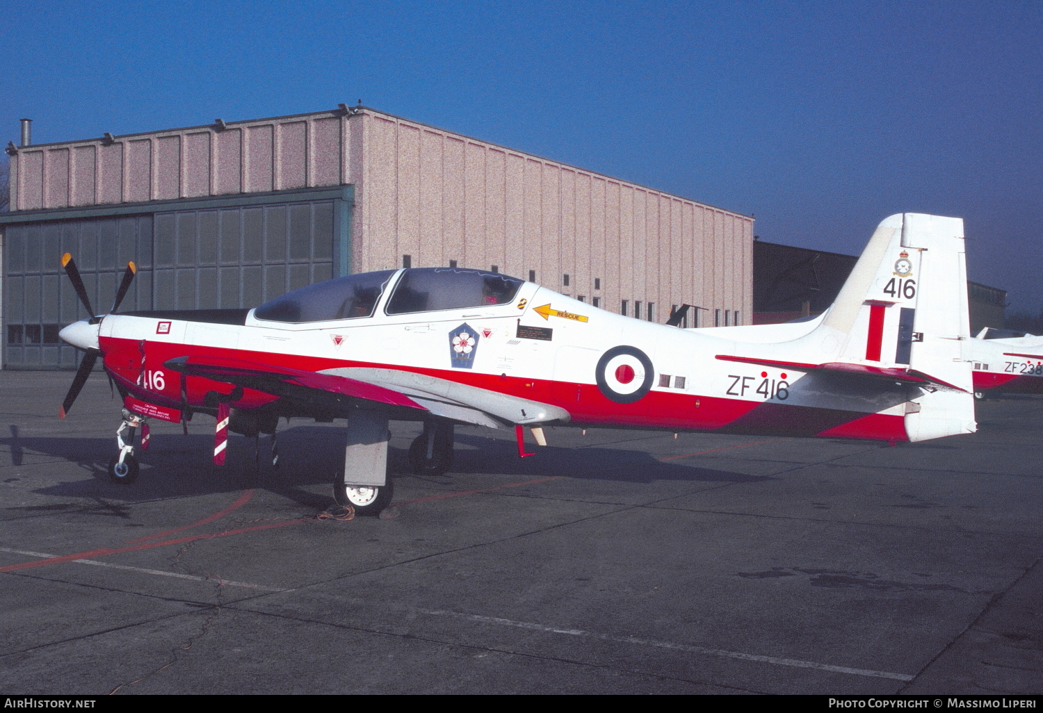 Aircraft Photo of ZF416 | Short S-312 Tucano T1 | UK - Air Force | AirHistory.net #824466