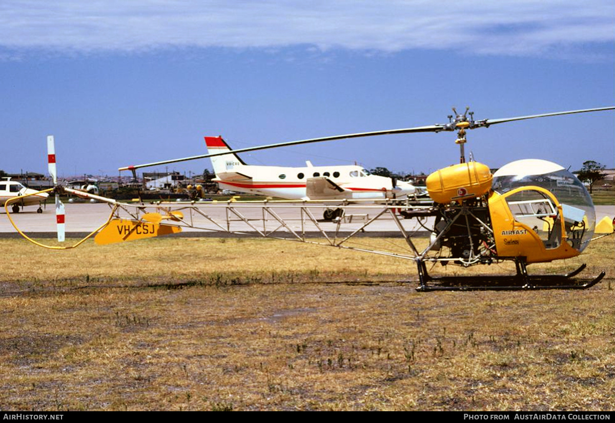 Aircraft Photo of VH-CSJ | Bell 47G-5 | Airfast Helicopter Utilities | AirHistory.net #824499