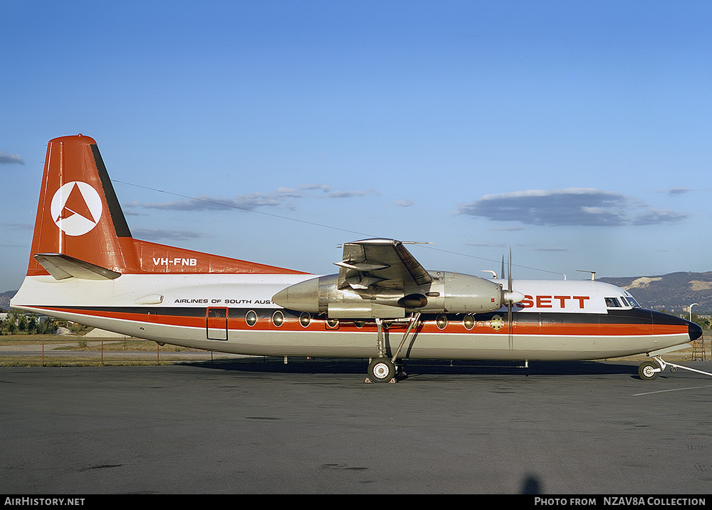 Aircraft Photo of VH-FNB | Fokker F27-200 Friendship | Ansett Airlines of Australia | AirHistory.net #824513