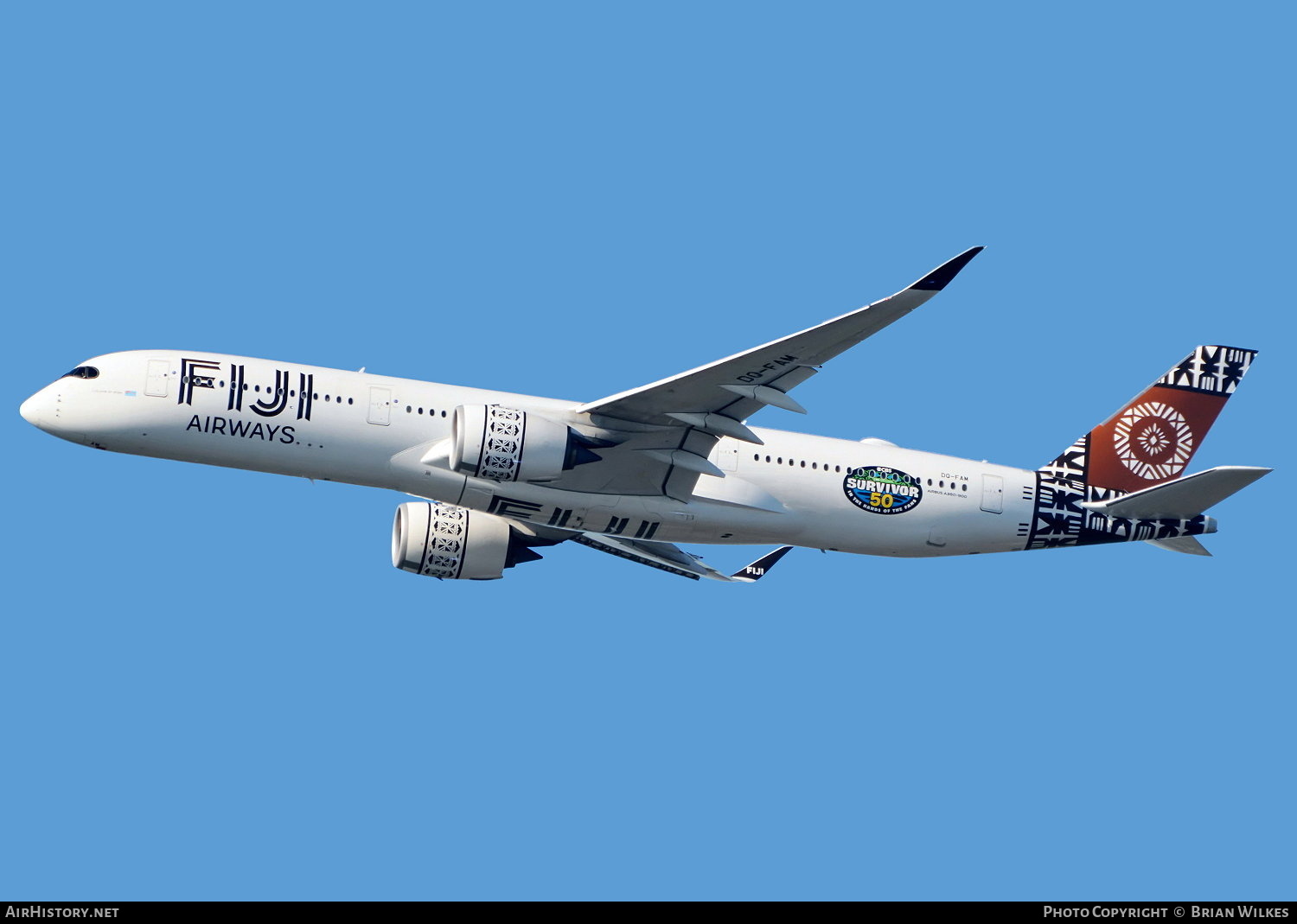 Aircraft Photo of DQ-FAM | Airbus A350-941 | Fiji Airways | AirHistory.net #824560