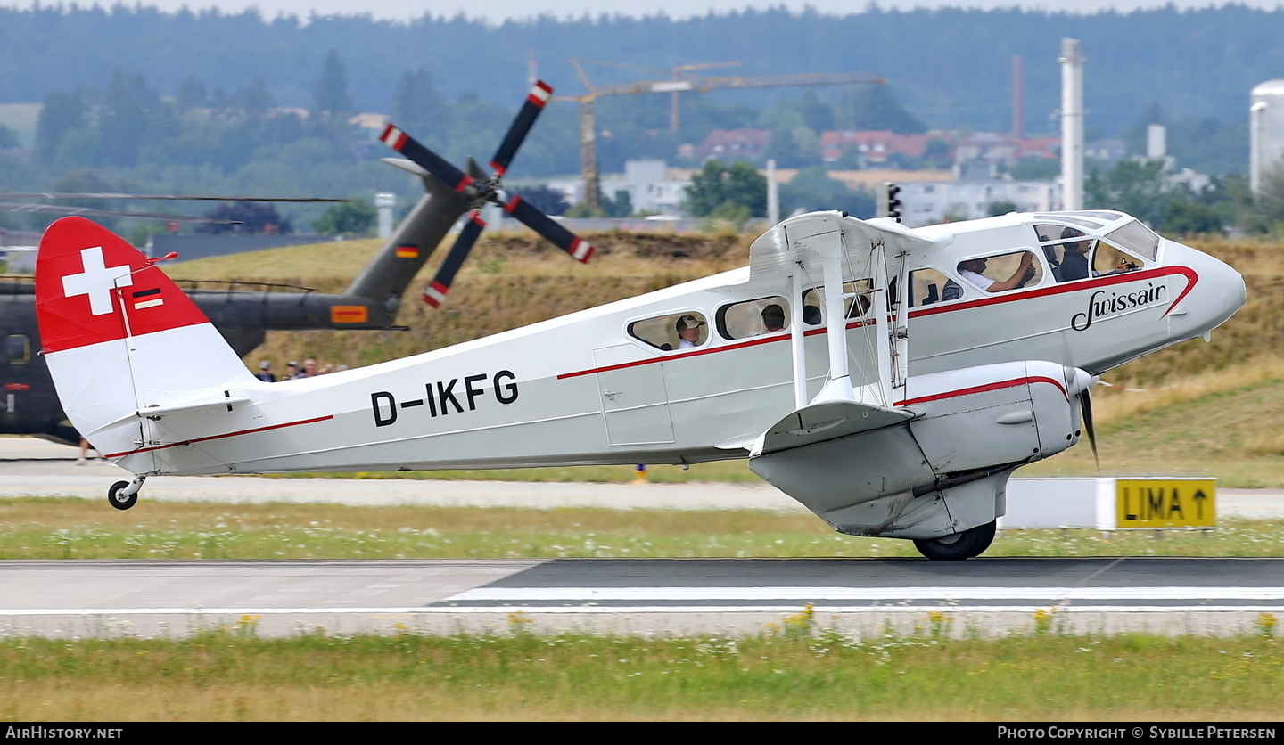 Aircraft Photo of D-IKFG | De Havilland D.H. 89A Dragon Rapide | Swissair | AirHistory.net #824563