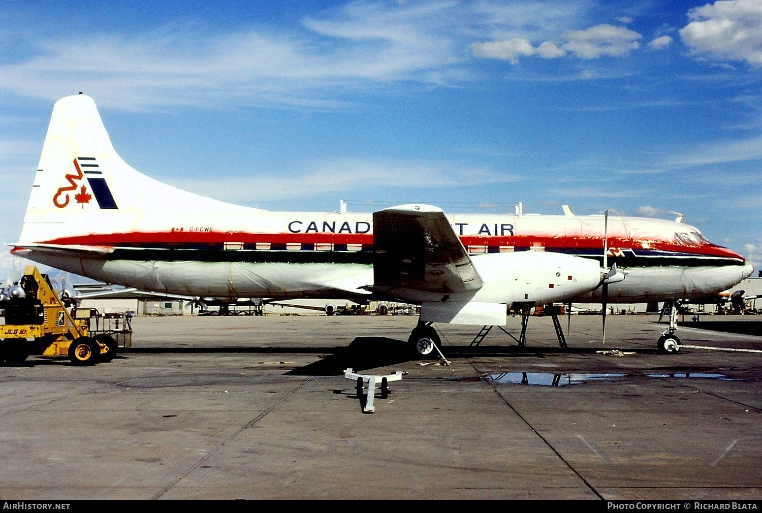 Aircraft Photo of C-FCWE | Convair 640 | Canada West Air | AirHistory.net #824567