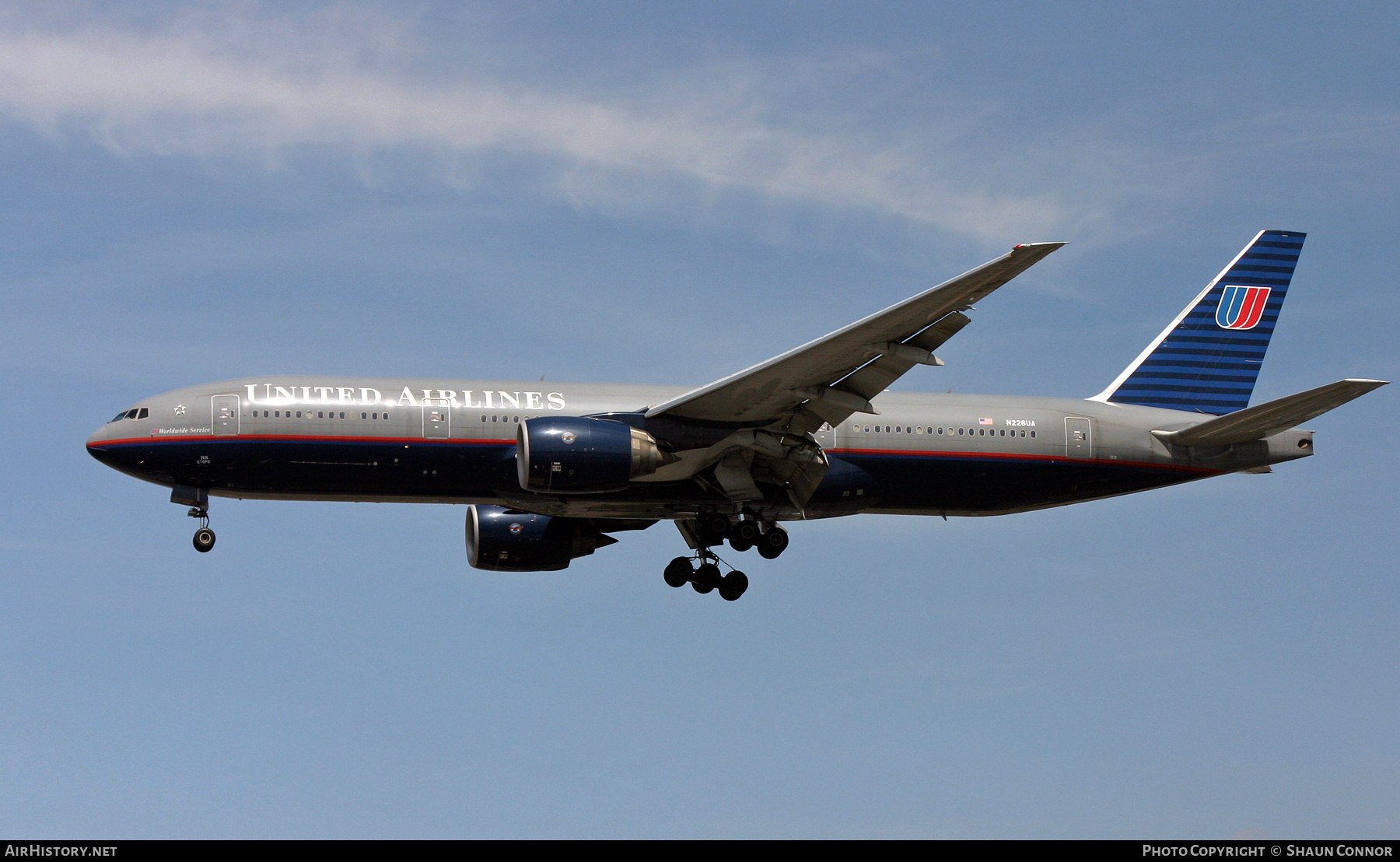 Aircraft Photo of N226UA | Boeing 777-222/ER | United Airlines | AirHistory.net #824588