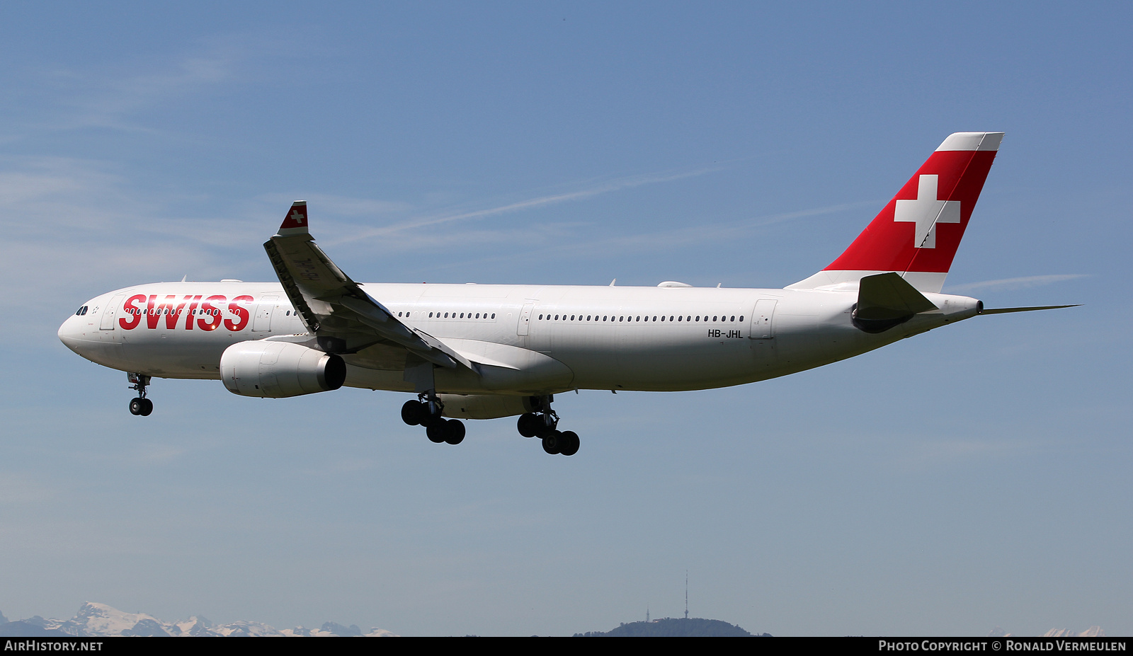Aircraft Photo of HB-JHL | Airbus A330-343E | Swiss International Air Lines | AirHistory.net #824603