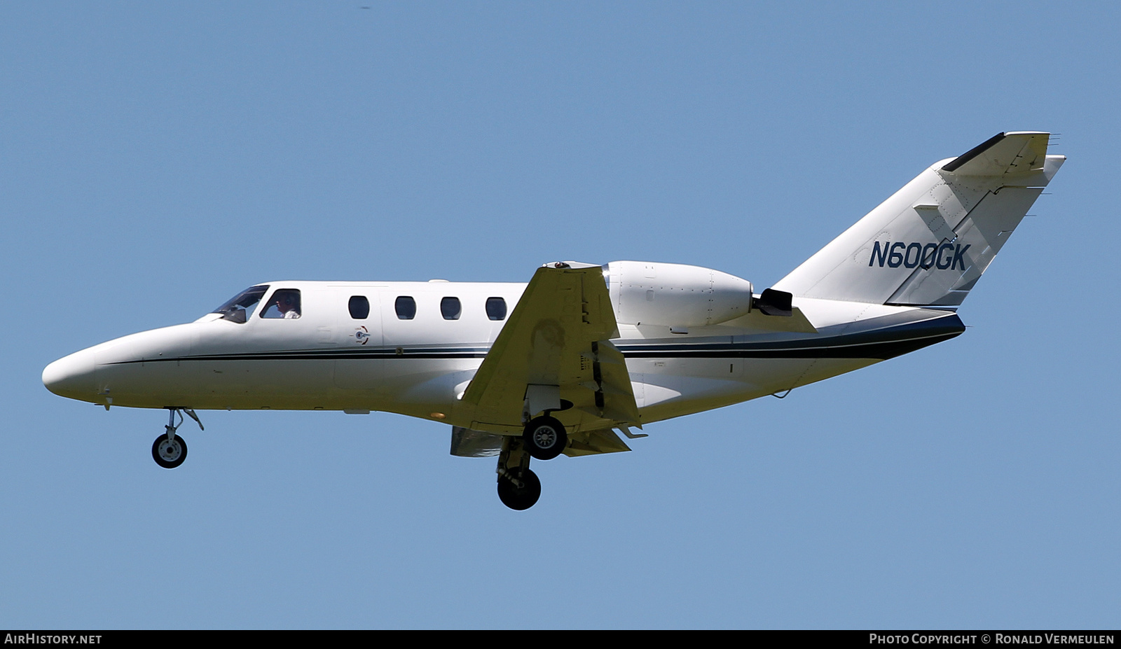 Aircraft Photo of N600GK | Cessna 525 CitationJet | AirHistory.net #824605