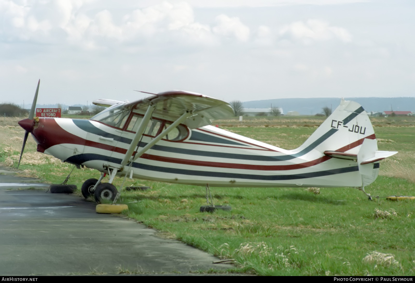 Aircraft Photo of CF-JDU | Stinson 108-1 Voyager | AirHistory.net #824611