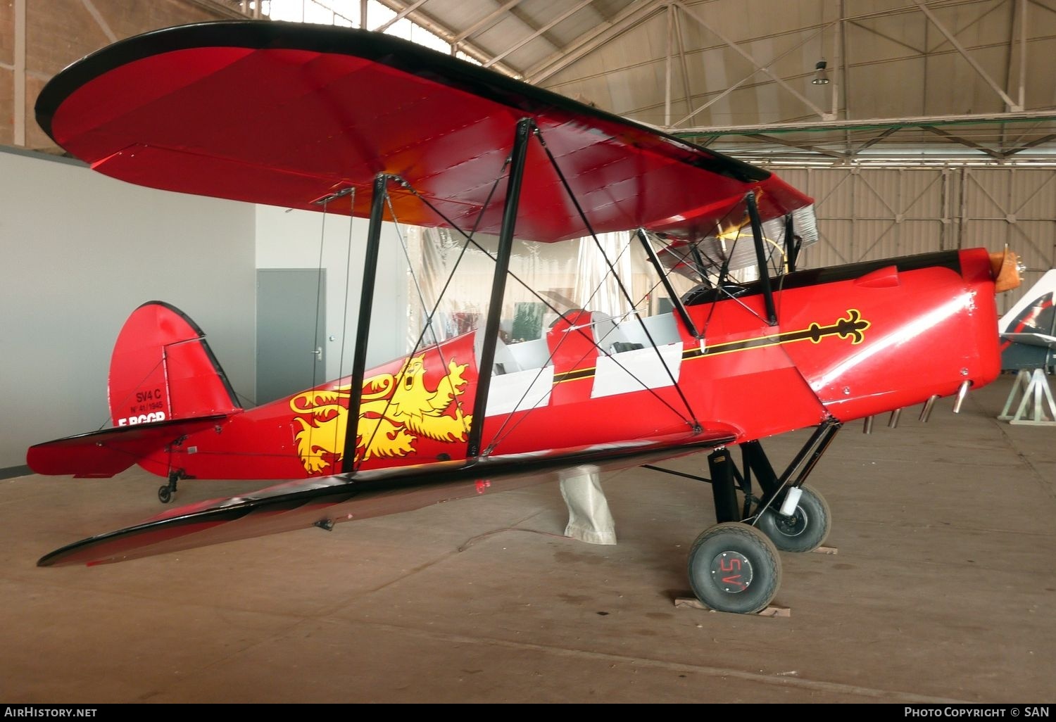 Aircraft Photo of F-BGGP | SNCAN Stampe SV-4C | AirHistory.net #824640