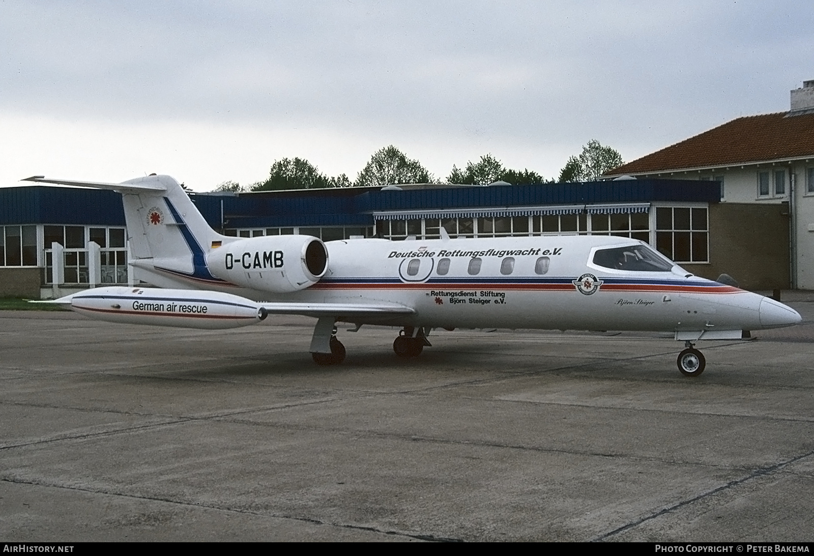 Aircraft Photo of D-CAMB | Gates Learjet 35A | Deutsche Rettungsflugwacht - German Air Rescue | AirHistory.net #824649