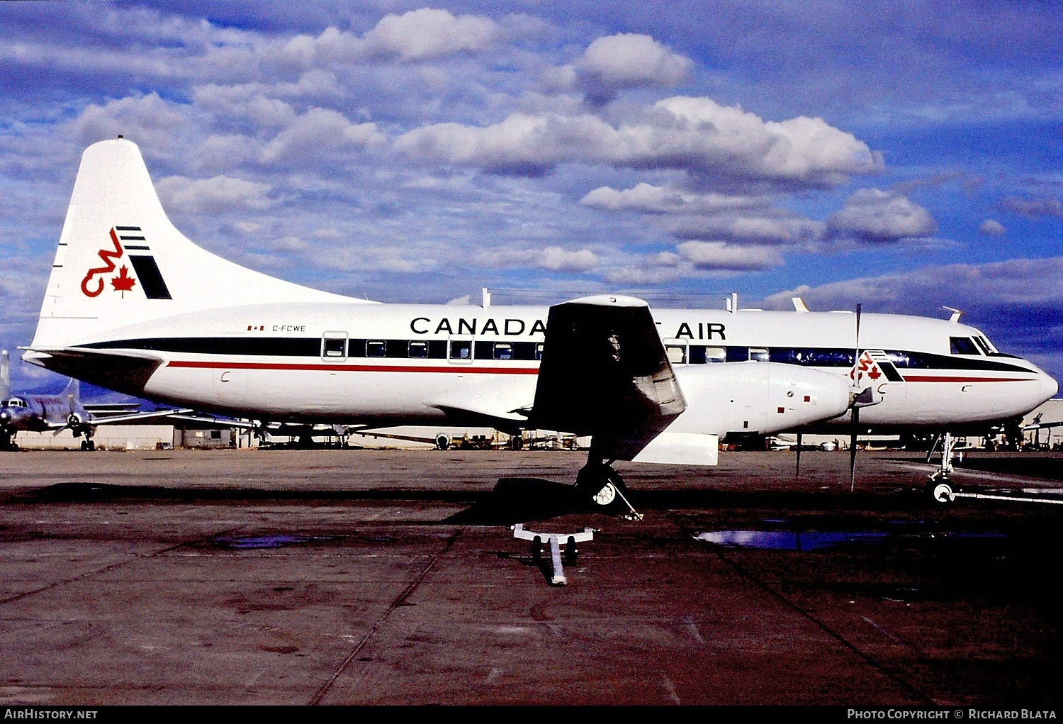 Aircraft Photo of C-FCWE | Convair 640 | Canada West Air | AirHistory.net #824667