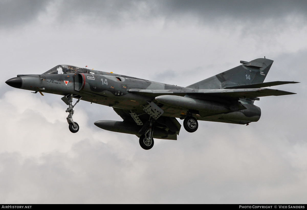 Aircraft Photo of 14 | Dassault Super Etendard Modernisé | France - Navy | AirHistory.net #824668