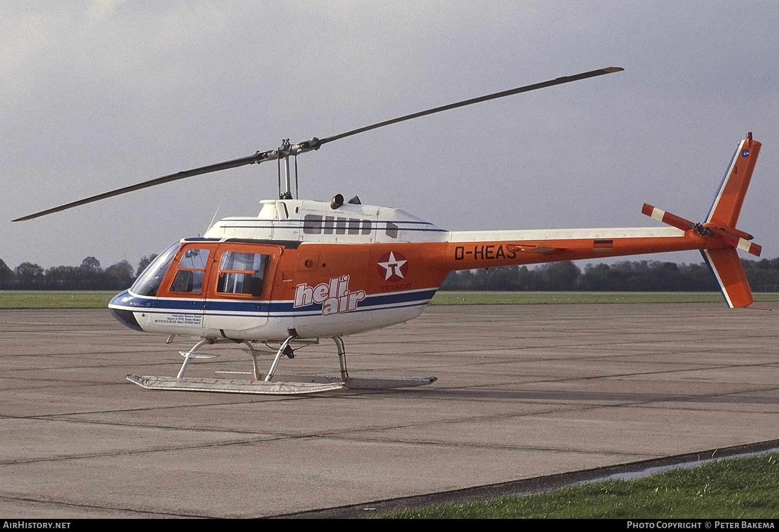Aircraft Photo of D-HEAS | Bell 206B JetRanger II | Heli Air | AirHistory.net #824677