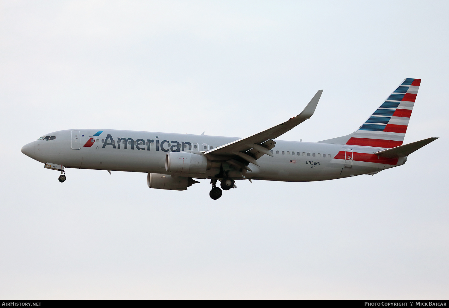 Aircraft Photo of N931NN | Boeing 737-823 | American Airlines | AirHistory.net #824679
