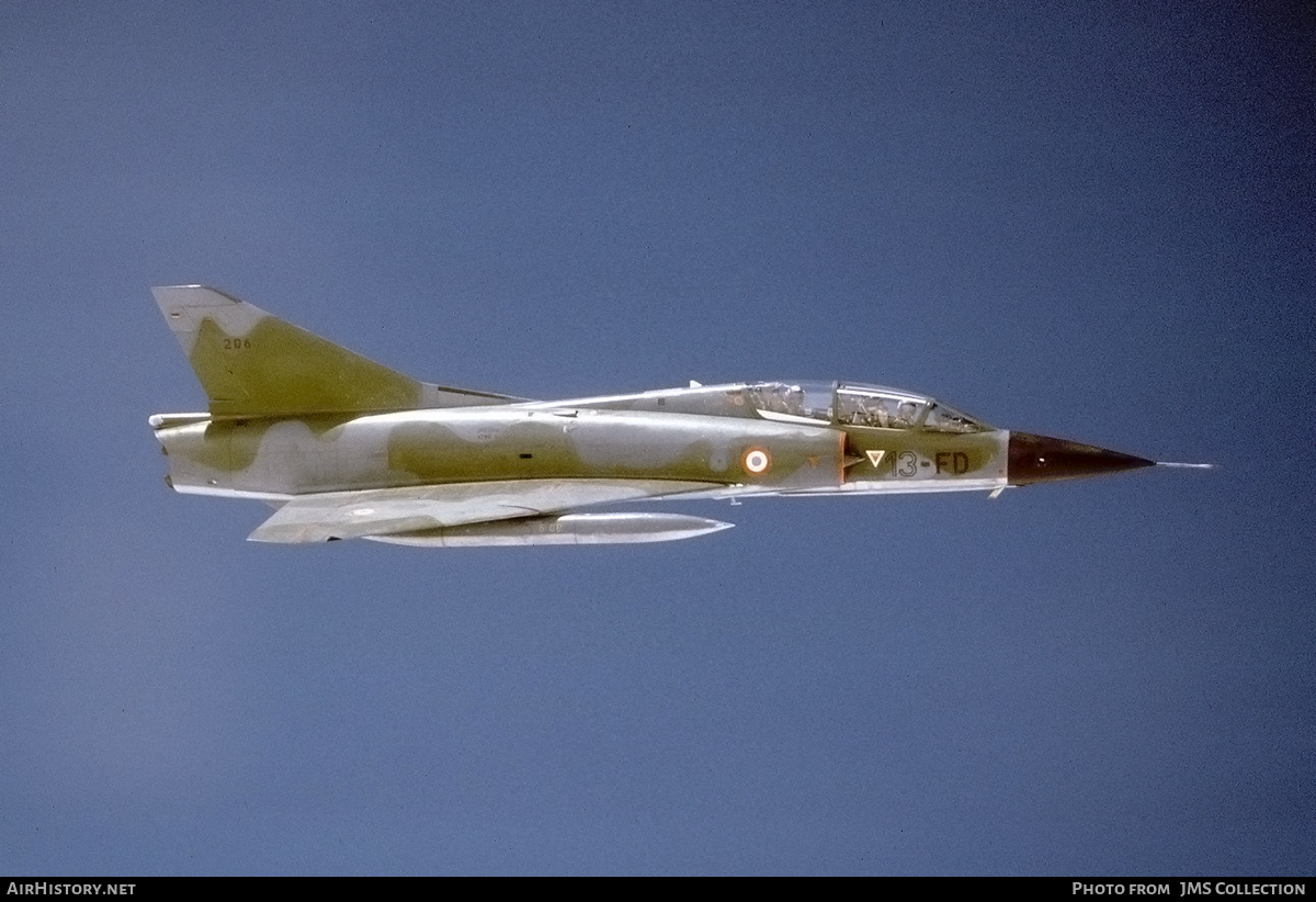 Aircraft Photo of 206 | Dassault Mirage IIIB | France - Air Force | AirHistory.net #824680