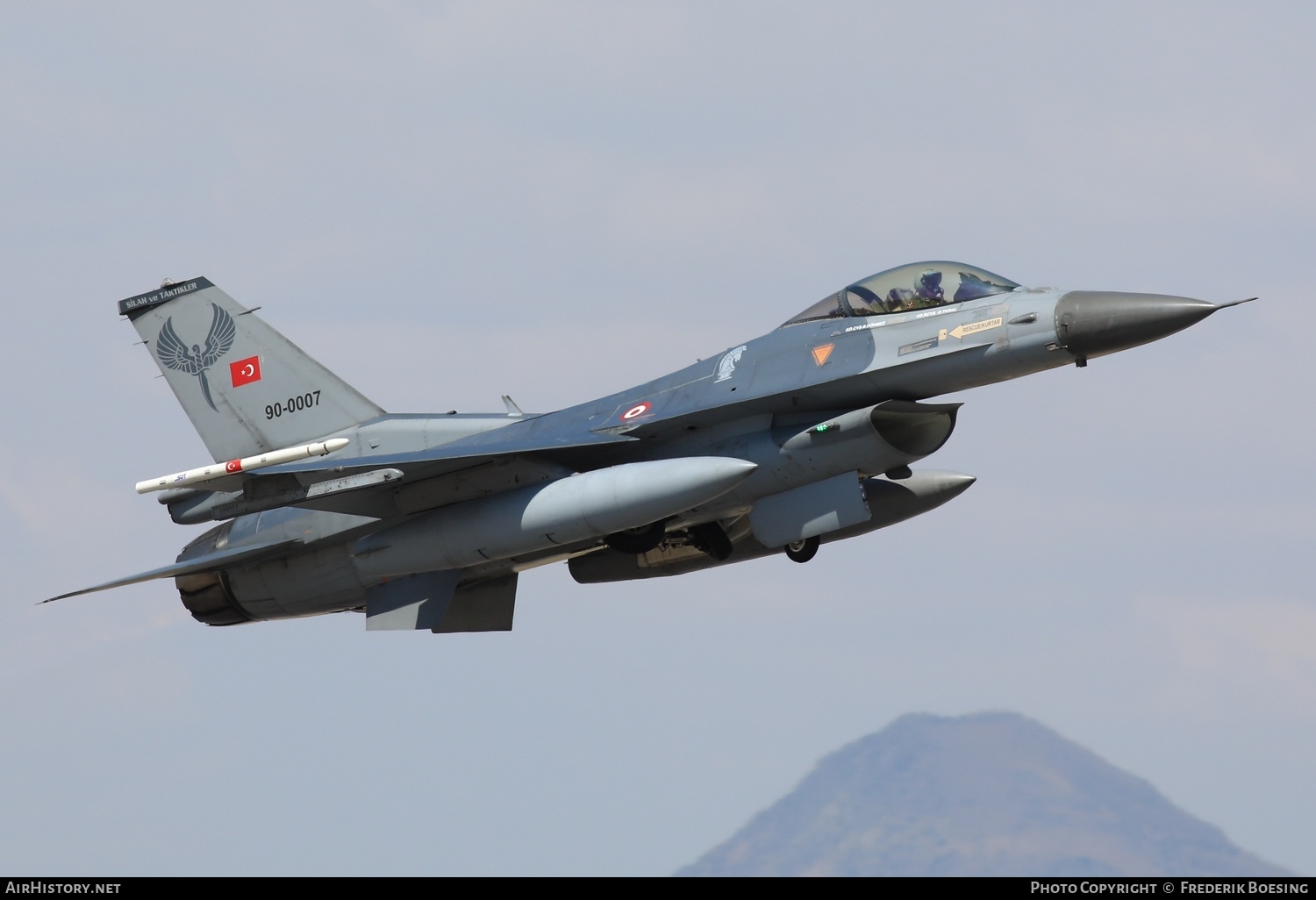 Aircraft Photo of 90-0007 | Lockheed Martin F-16C Fighting Falcon | Turkey - Air Force | AirHistory.net #824682