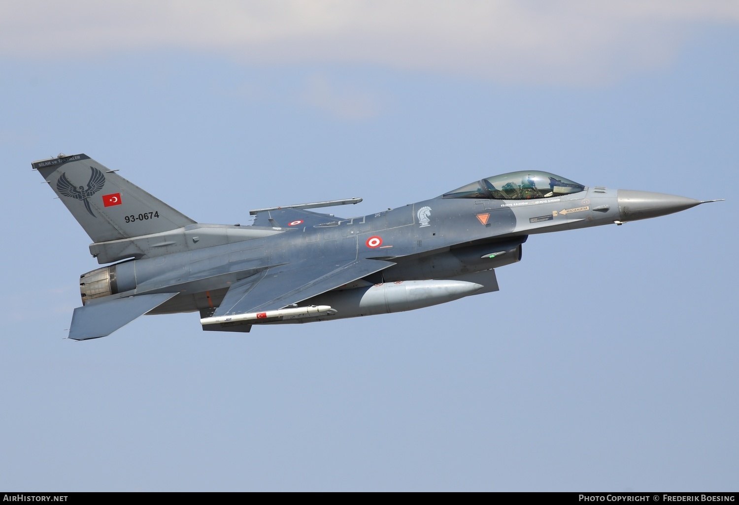 Aircraft Photo of 93-0674 | Lockheed Martin F-16C Fighting Falcon | Turkey - Air Force | AirHistory.net #824693