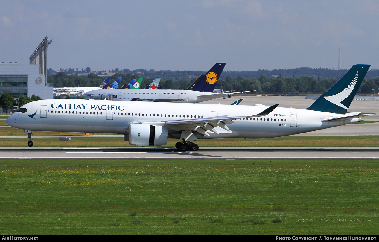 Aircraft Photo of B-LRU | Airbus A350-941 | Cathay Pacific Airways | AirHistory.net #824731